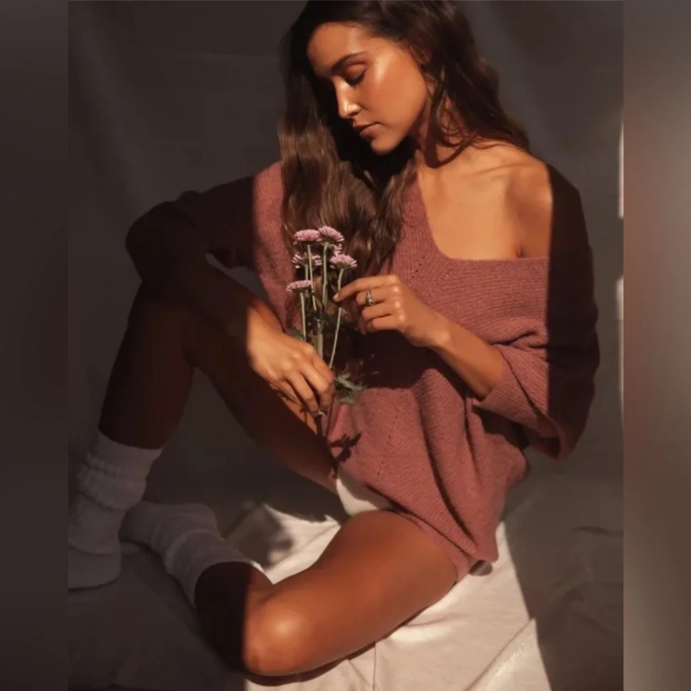 Emerson Mauve Dolman Sleeve Sweater - Picture 6 of 14